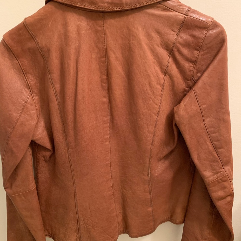 J. Jill mini leather jacket